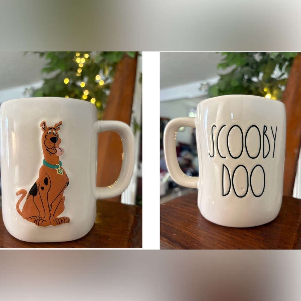NWOT Rae Dunn Scooby Doo Double Sided Mug 20 Oz